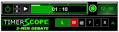 TimerScope 3-min debate